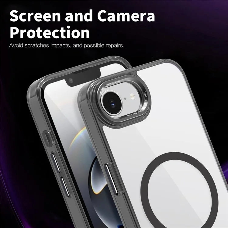 Coque hybride transparente MagSafe pour iPhone 16e Coque hybride transparente MagSafe pour iPhone 16e